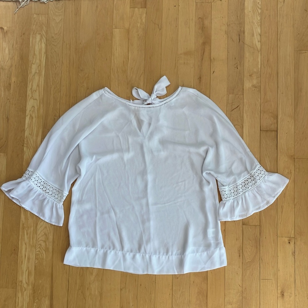 3/$20 DR2 Nordstrom Rack white flowy blouse medium